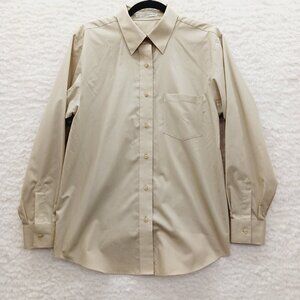 Blouse Size 10 Beige Quiet Luxury Office Chic Minimalist Academia Preppy Capsule